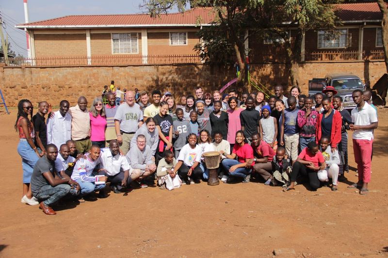 The first Kenya camp gathered on red earth